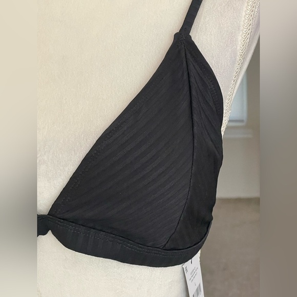 Cotton On Body Fixed Triangle Rib Bikini Top Size L NWT - Picture 7 of 13